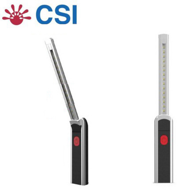 8위 - CSI 충전식 LED 작업등 CS-130 슬림 각도조절 랜턴 후레쉬 손전등, 1개