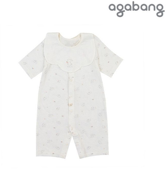 아가방 루디뱀부7부우주복 턱받이 CREAM 01Q31751701