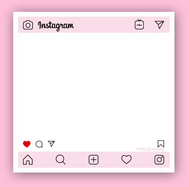 피에스준 예쁜 떡메모지 디자인 모음 메모지, 1개, 떡메 116. 핑크 인스타그램