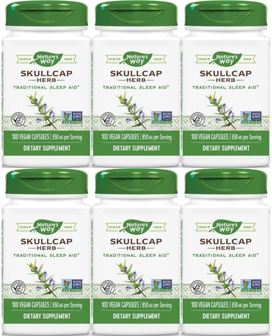 네이처스웨이 스컬캡 허브 425mg, 6개, 100정 - 쿠팡