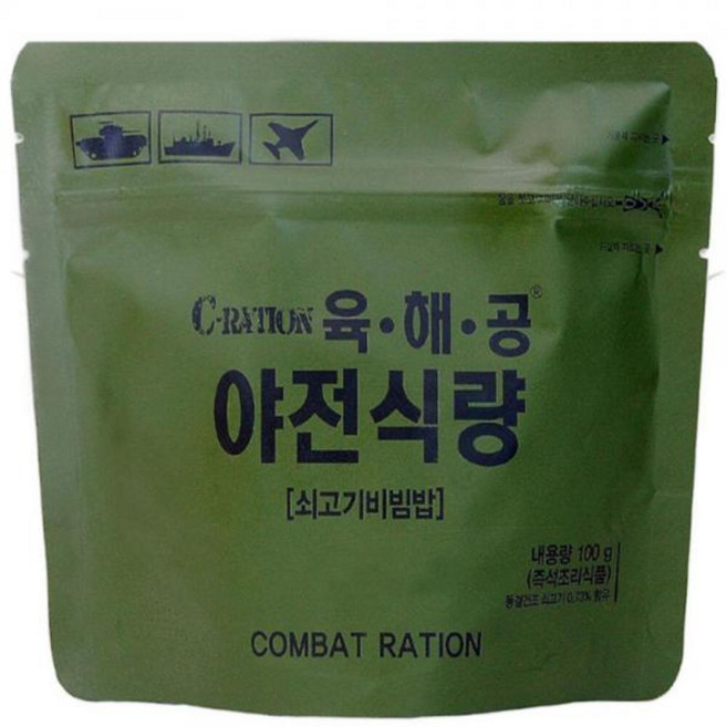 코스트컷터 전투 식량 야전 즉석 비빔밥 라면밥 캠핑 낚시(5종), 1개