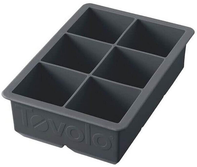 137174 Tovolo arge Inch 라지 킹 크래프트 아이스 몰드 5.1cm (2 인치) 큐브 (위스키 버번 주류 및 음료 용) BPA 프리 실리콘 1 개 세트, Pesto