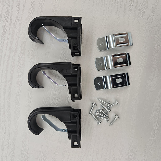 커블 커튼 봉브라켓 봉걸이 1세트