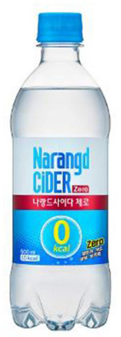 나랑드사이다 제로 500ML, 10개
