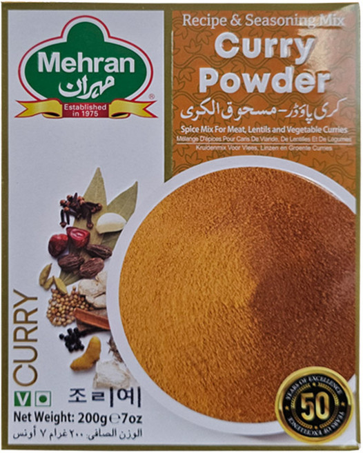 MEHRAN Curry Powder 200g / 커리 파우더 (향신료), 1개