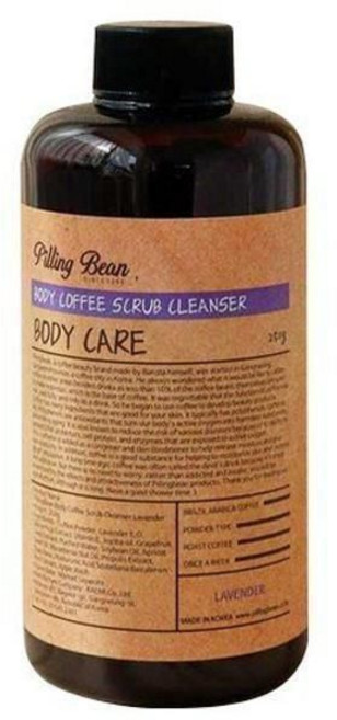 필링빈 롭스 인그로운헤어 제거 브라질리언 왁싱 후 관리 스크럽 라벤더 피부진정, 250g, 1개