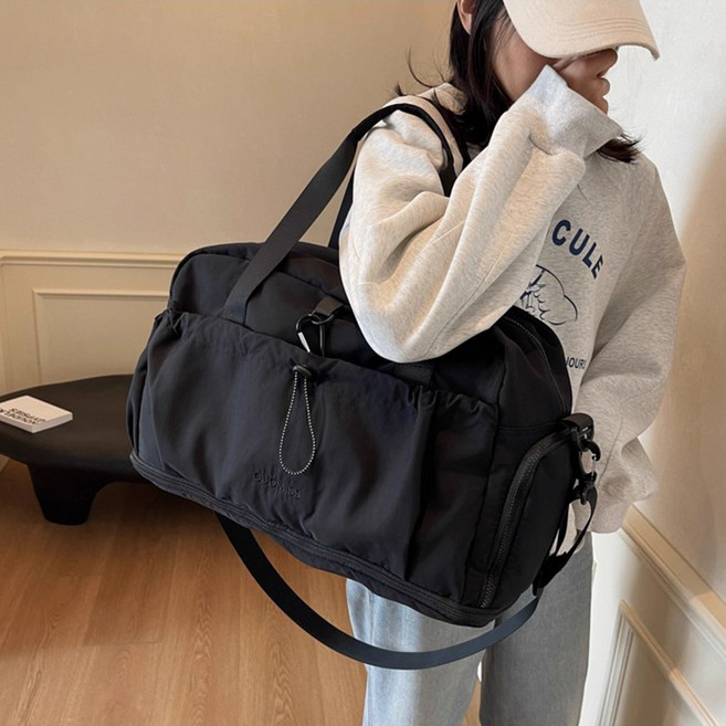 기쯔 남녀공용 다용도 보스턴백 여행 가방 헬스 크로스백 신발수납 확장가능