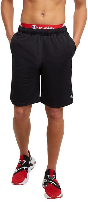 Champion 남성용 스포츠 반바지 수분 흡수 운동용 체육관 반바지 (Reg. or Big & Tall) 화강암 헤더 S 174793