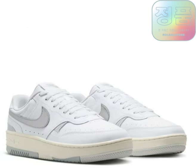 (백화점정품/AS) 나이키 우먼스 감마 포스 화이트 그레이 실버 여성운동화 스니커즈 키높이 발편한운동화