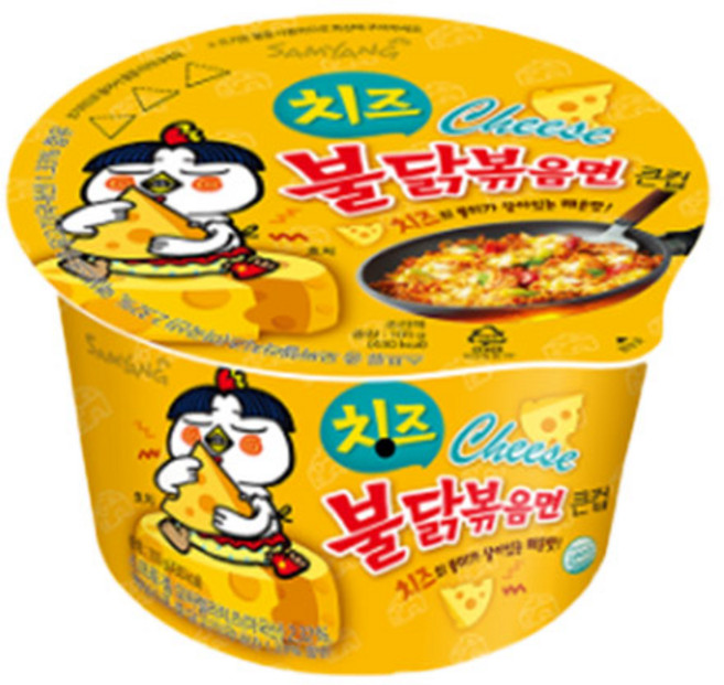 삼양 치즈불닭볶음면 큰컵 105g, 8개