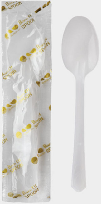 엠엔피 위생수저 개별포장 투명, 1500개