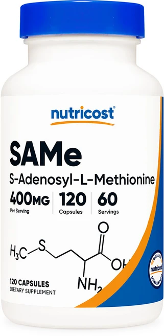 뉴트리코스트 SAM-e 400mg 120캡슐 1병, 1개, 120정 - 쿠팡