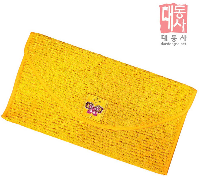 대동사 누비 파우치 통장집 다용도 지갑 돈보