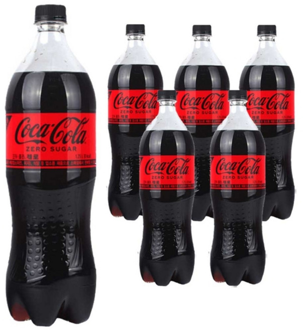 코카콜라 제로 업소용, 12개, 1.25L