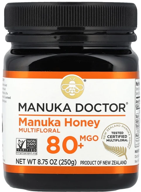 마누카닥터 마누카 허니 멀티플로럴 80+ MGO, 250g, 1개 - 쿠팡