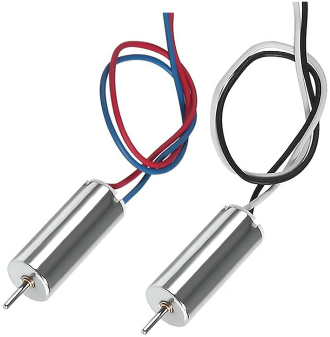 0152027 드론 RC카 로봇 헬기 공용 모터 수리용, 1개, (0152027) 모터2개(빨파1검흰1)