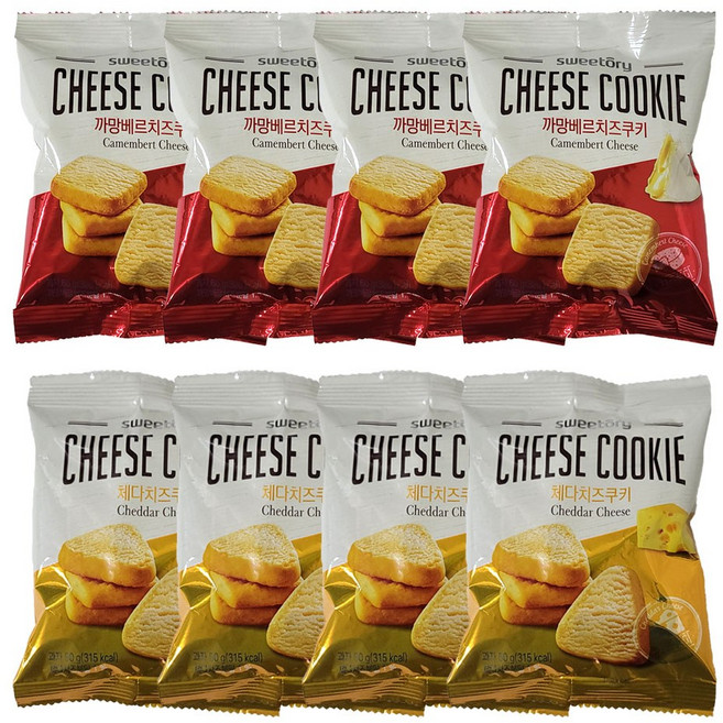 체다 까망베르 치즈쿠키 코스트코 쿠키, 60g, 8개