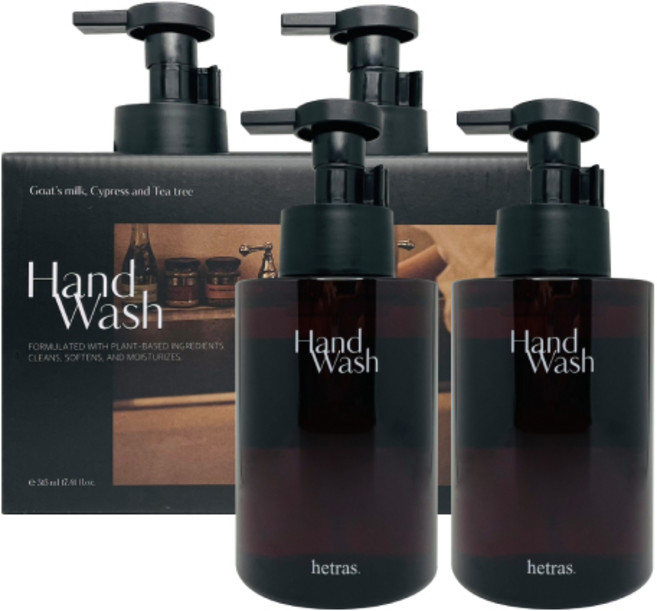 Hetras 山羊乳洗手慕斯泡泡 香水香氛 溫和清潔手部肌膚 呵護全家健康, 1個, 山羊乳洗手慕斯二入組NO.07(0398