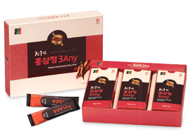 6년근 홍삼정 3Any 홍삼농축액 2% 홍삼추출액 84% 스틱 올리고당 아카시아벌꿀 배합, 15g, 30개