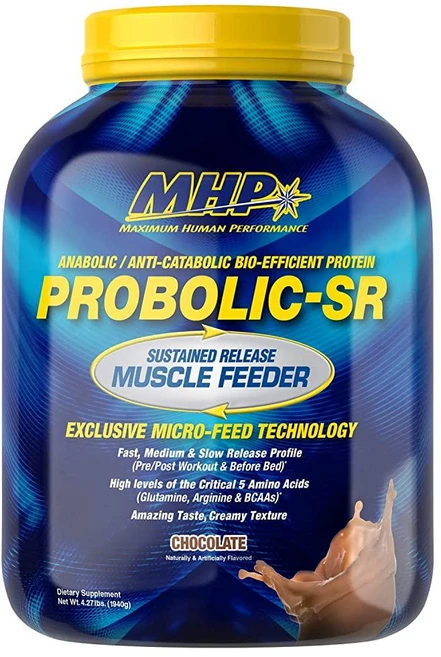 Maximum Human Performance Probolic-SR 서방형 단백질 파우더 24g BCAA 글루타민 아르기닌 운동 전 후 야간 단백질 0.9kg2파, Chocolate, 1.8kg, 1개 - 쿠팡