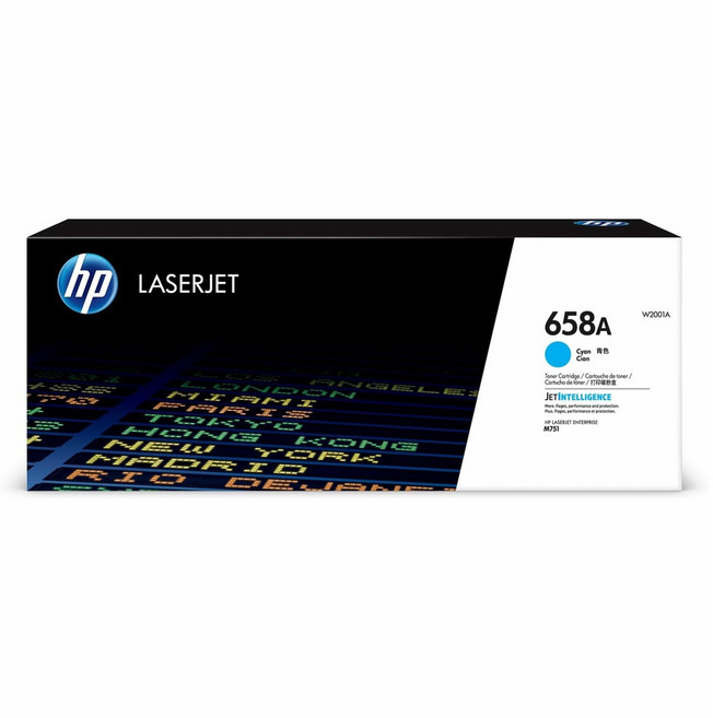 HP 658A 原廠碳粉匣 適用於 M751n / M751dn, 藍色, 1個