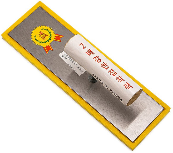 신용 타일 메지고대 메지헤라 3중접착 고데 손잡이형 고무헤라, 사각 SY 250, 1개