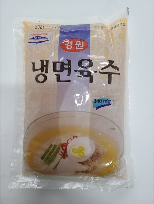 경원 산골냉면 육수 340G 30봉 1박스