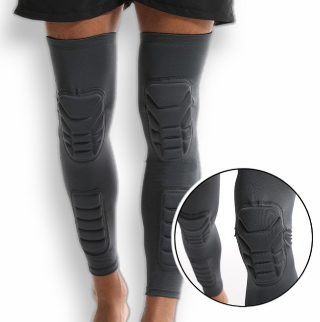 고바 스포츠 다리 보호대 쿠션패드 무릎 정강이 아대, 1개, 블랙
