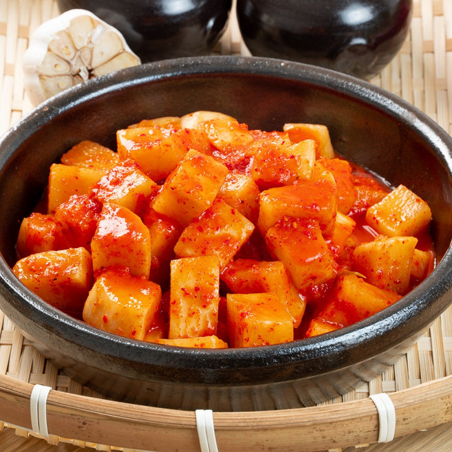 생초할매 깍두기 당일제조 100% 국산 농산물로 만든 맛있는 전라도 김치, 깍두기 1kg, 1개, 1kg