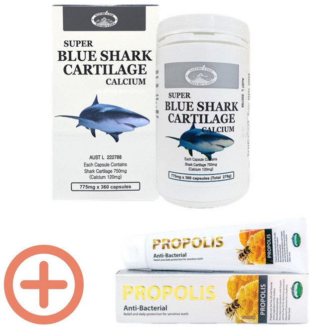 네이처스탑 상어 연골 775mg 360정 상어연골 청상어 슈퍼 블루 카트리지 칼슘