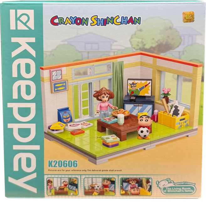 짱구네 거실 블록 짱구는 못말려 장난감, 1개