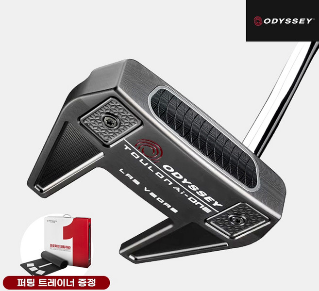 [사은품증정]2024 오디세이 툴롱 Ai ONE 퍼터[남여공용][라스베가스 DB][말렛][PISTOL GRIP], 34인치