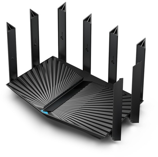 티피링크 AX6000 듀얼 밴드 8 스트림 2.5 Gbps 포트 Wi-Fi 6 공유기, Archer AX80, 1개