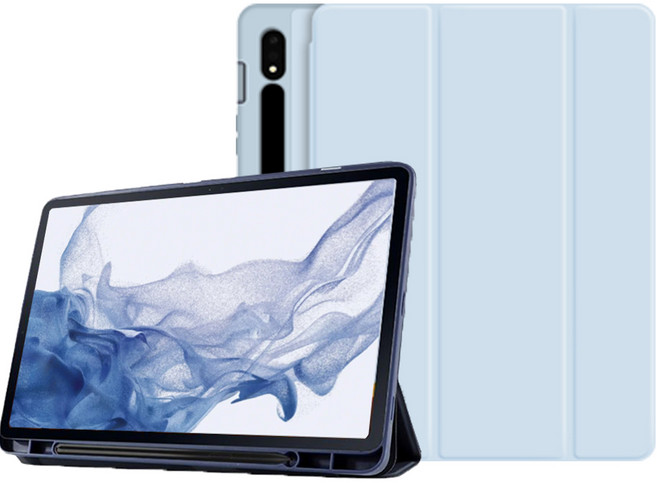 갤럭시탭 S펜수납 북커버 케이스 SM-X700 X706N X800 X806N X906 X906N 삼성 케이스나라, 소다