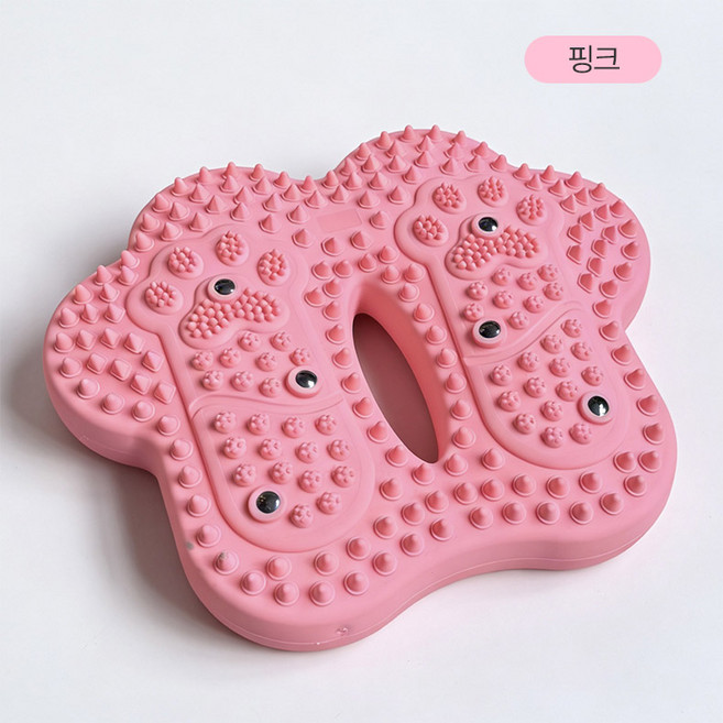 아브힐 발바닥 지압매트 에어 발마사지기, 핑크, 1개