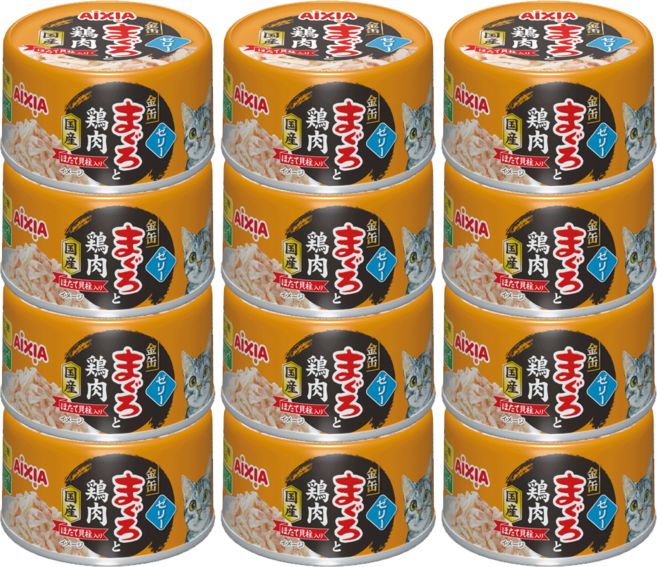 아이시아 금관 야이즈 젤리타입 고양이캔 참치+닭가슴살+가리비관자 70g x12개