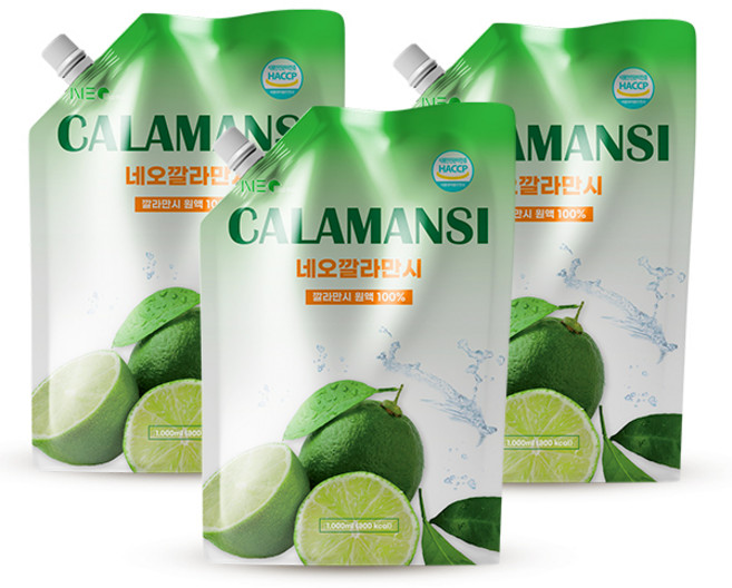 네오푸드 깔라만시원액 1000ml, 1L, 3개