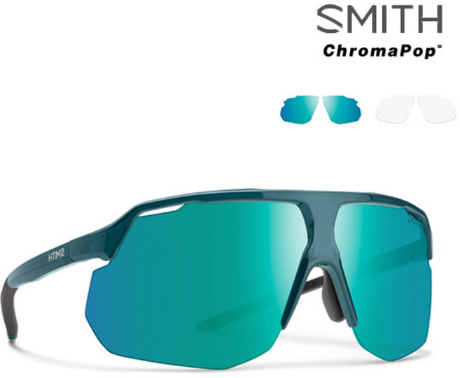 스미스 모티브 퍼시픽 크리스탈 / 오팔 미러 + 클리어 렌즈 스포츠 선글라스 고글, 1개