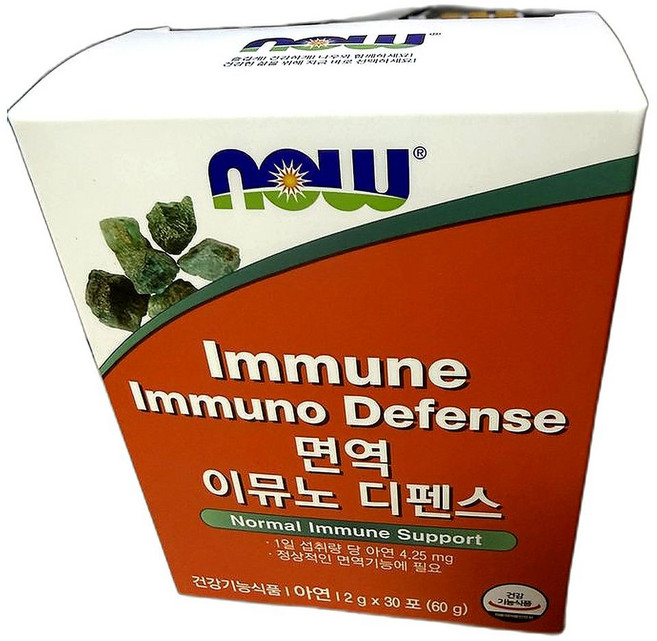 면역력 증진 아연 성분 함유 건강 보조제 풍부한 영양소 함유 면역 시스템 지원 영양제 30포 3개, 30정