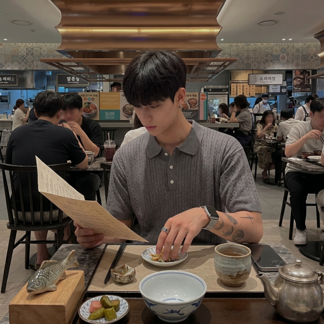 스타일닥터 여름 남성 폴로 니트 슬림핏 고급스러운 케이블 니트 티셔츠 헨리넥 골지 반팔