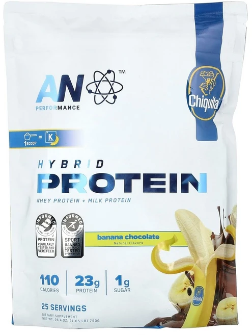 ABE 운동 능력 하이브리드 단백질 Chiquita 바나나 초콜릿 맛 750g, 1개 - 쿠팡