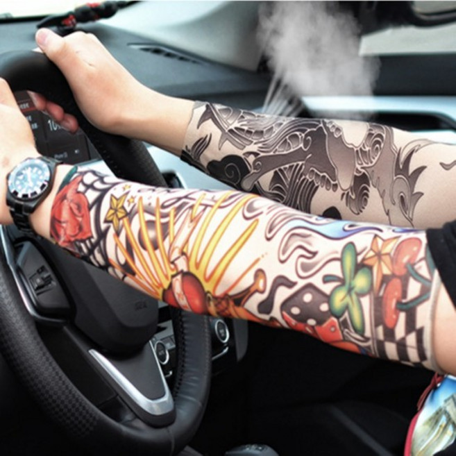 양아치 건달 패션 가오 조폭 컨셉 이레즈미 가짜 긴팔 문신 팔토시 타투 토시 재밌는 AA0261, 타이거, 1개, 타이거