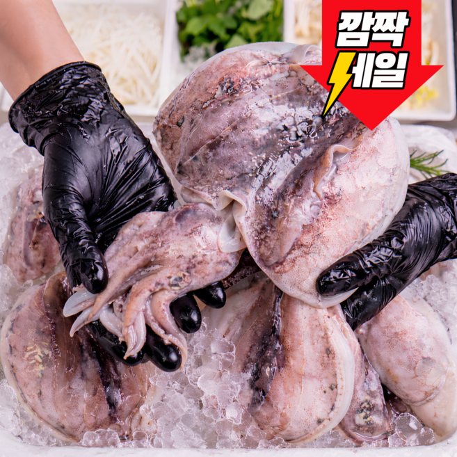 [재구매율1위] 국내산 손질 오징어 갑오징어, 1박스, 1kg