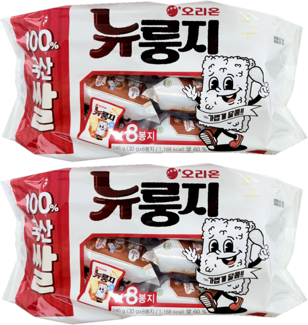 오리온 뉴룽지, 240g, 2개