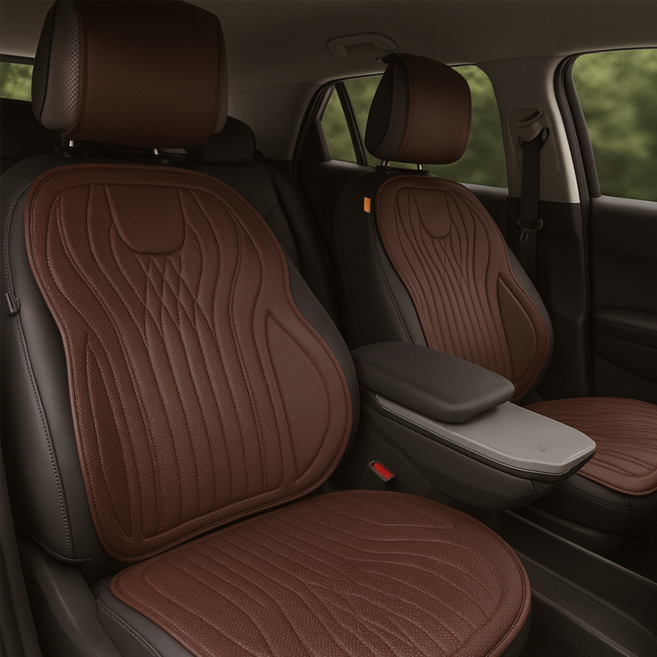 블루홀스 차량용 시트 풀커버 세트, 1개, 헤이즐 브라운