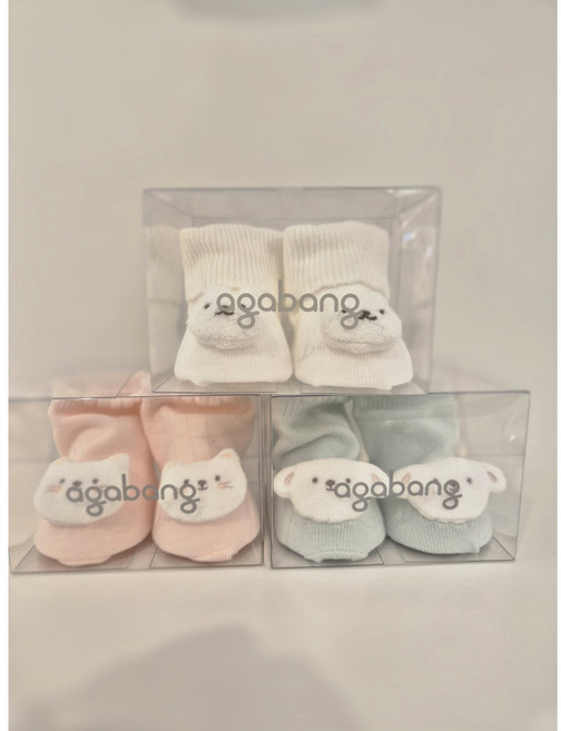 아가방[동아쇼핑점] #빠른선택 #무형광 사계절 신생아 @ 임신축하선물/소중한 우리아기 건강하게 태어나길 바라는마음의 선물/출산후 양말로도 좋은/캐릭터 선물용양말세트중1