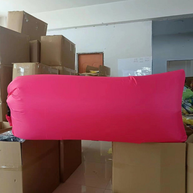 戶外充氣沙發 便攜式免打氣折疊空氣床, 1個, 玖紅特厚抗壓400斤