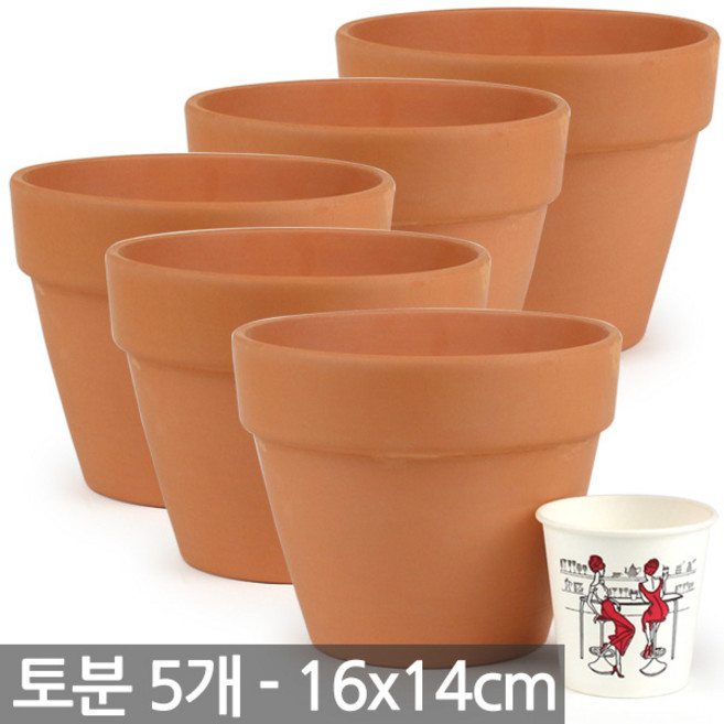 세인 토분 5P 세트 - 14호 16호 18호 20호, 02_Sein_세인토분 16호