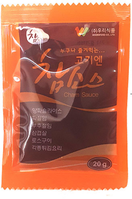 (무)고기엔 일회용참소스20g(BOX), 1000개, 20g