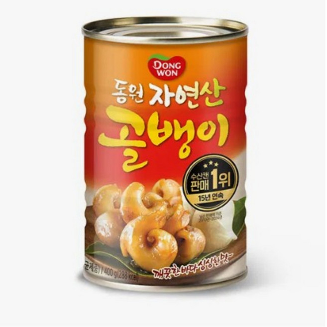 자연산 골뱅이캔 동원 400g 업소용, 1개